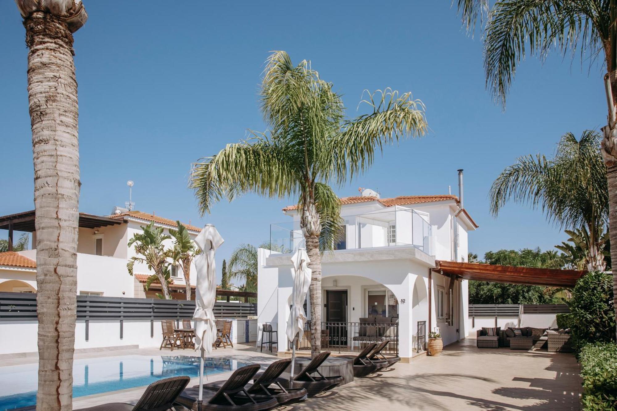 Sunset Villa Private Complex Heated Pool Agia Napa Exterior foto